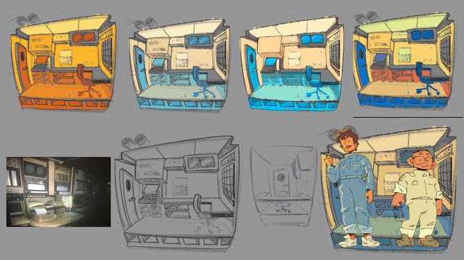 Rig Interior Colour Exploration